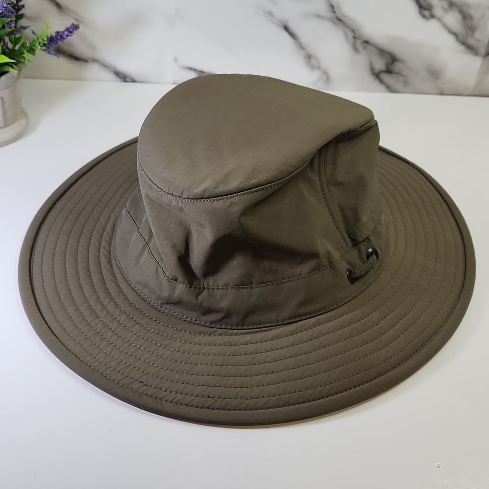 Tilley Hat. Men's Outdoor Wide Brim Sun Hat - Olive - Picture 4 of 9